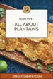 image for 12. All About Plantains