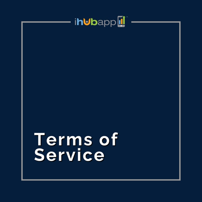 image for IHUBApp - Terms of Service