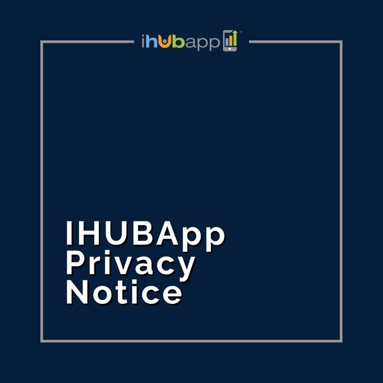 image for IHUBApp Privacy Notice