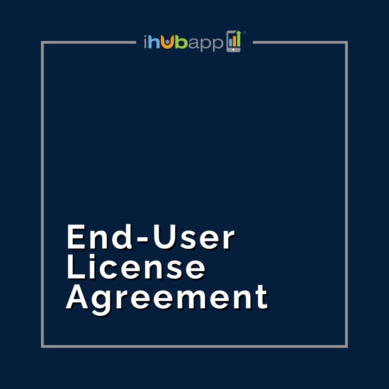 image for IHUBApp End User License Agreement