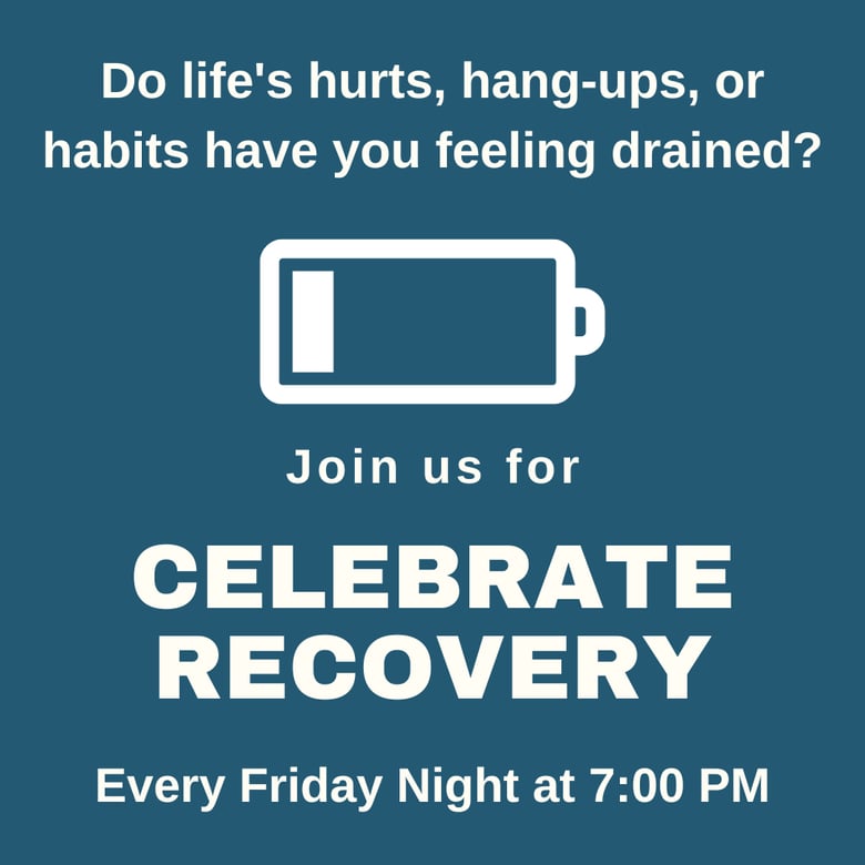 image for Celebrate Recovery - Fridays at 7:00…