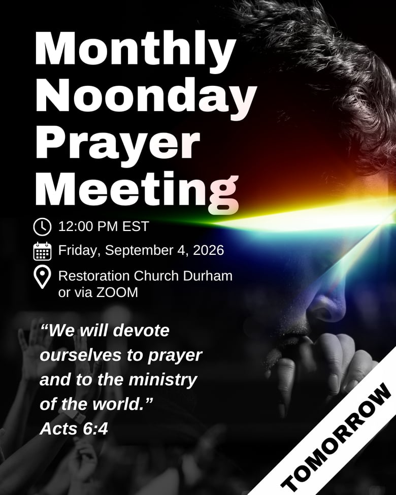image for REMINDER: Monthly Noonday…