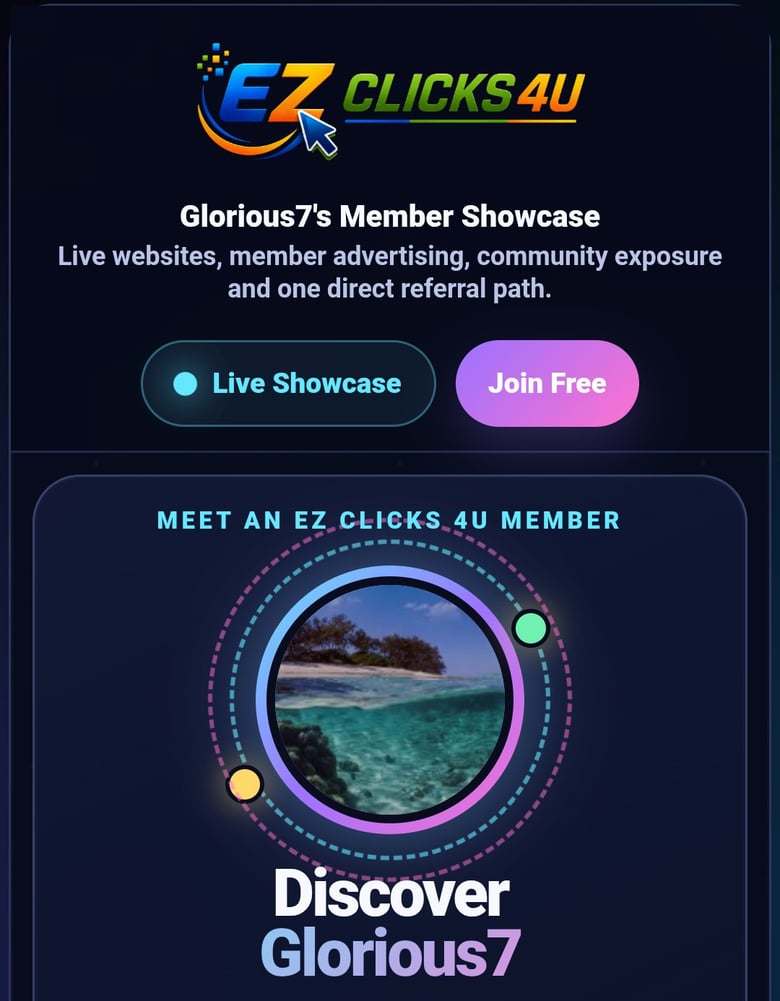 image for EZ Clicks 4U Member Showcase-…
