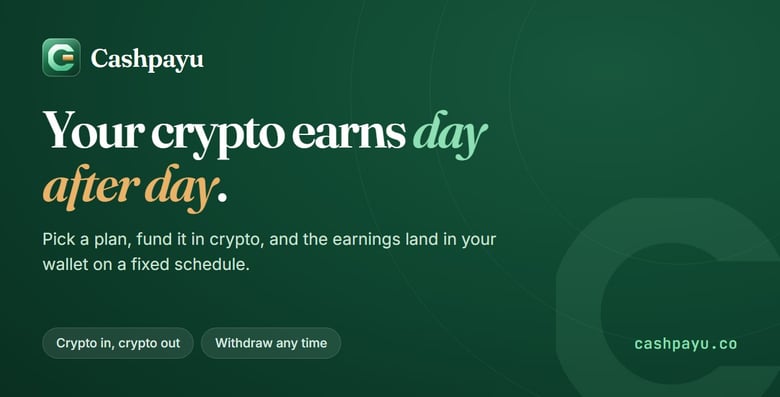 image for Cashpayu - crypto plans that…