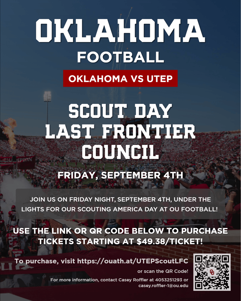 image for 🏈 Scouting America Day at OU…