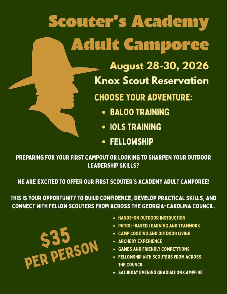 image for Scouter's Academy Adult…