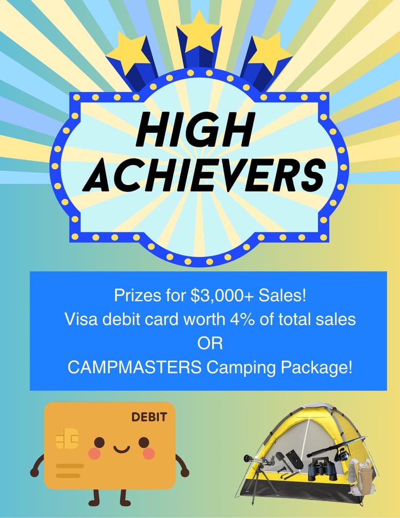 image for CampMasters High Achiever's Prizes!