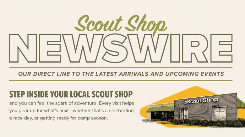 image for Scout Shop Newswire: April…