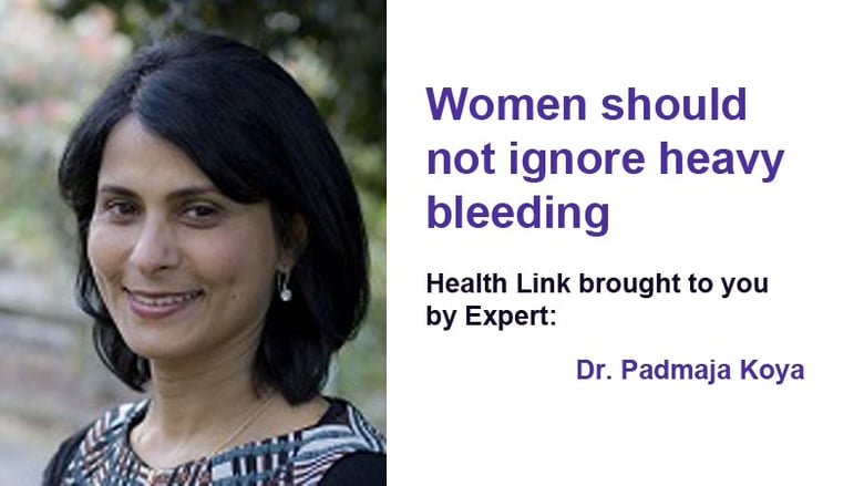image for Women Should not Ignore Heavy Bleeding