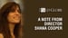 image for A Note from Director Shana…
