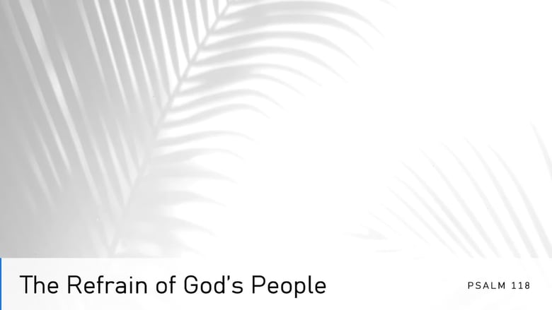 image for April 13, 2025 The Refrain of God’s…