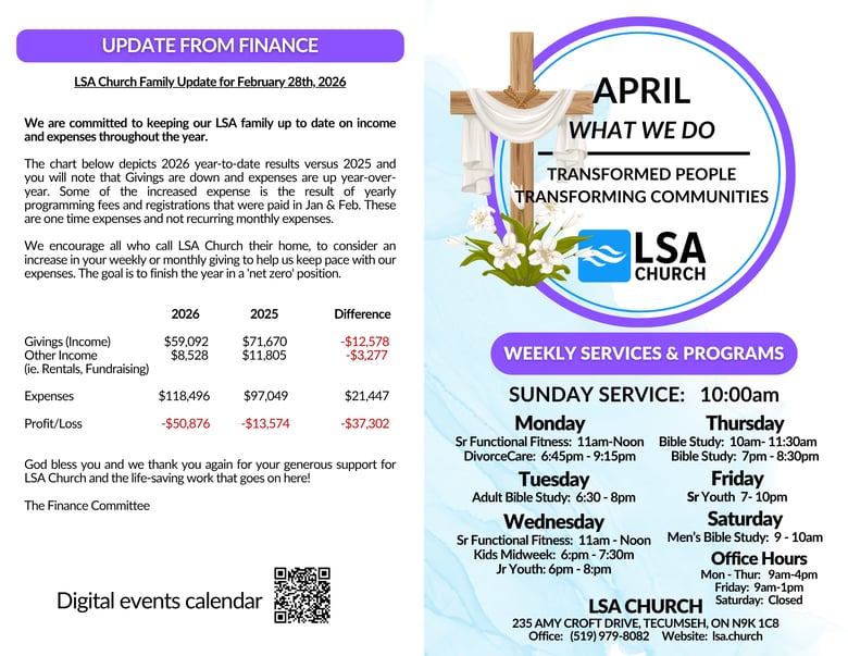 image for April 2026 Bulletin