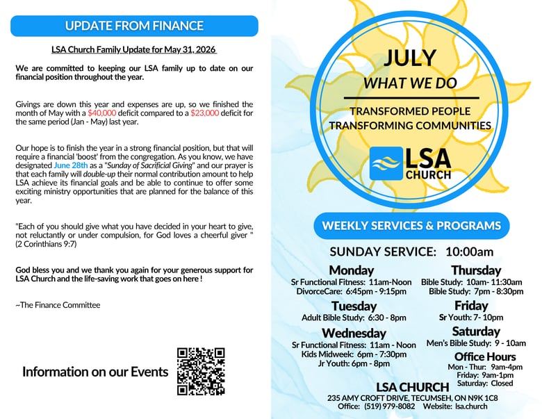 image for July 2026 Bulletin
