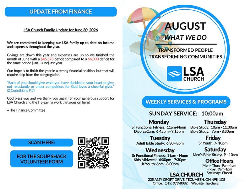 image for August 2026 Bulletin