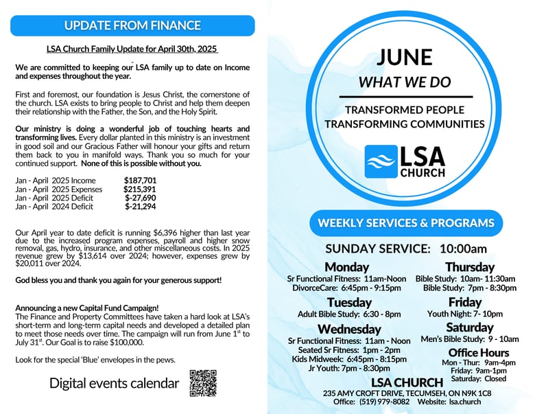 image for June 2025 Bulletin