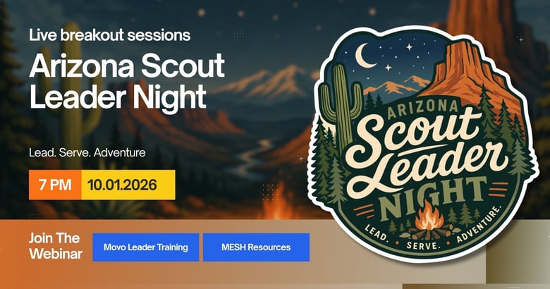 image for 🏕️ Arizona Scout Leader Night Thursday…