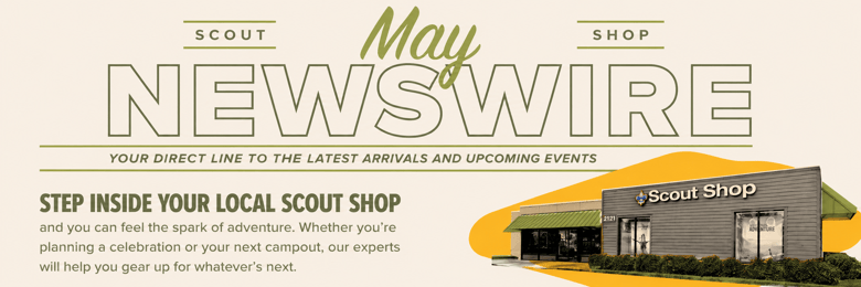 image for May Scout Shop Newswire