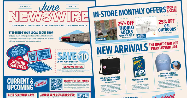 image for Scout Shop Newswire: Your Direct Line…