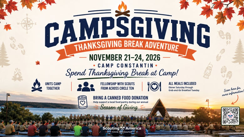 image for Spend Thanksgiving Break at Camp…
