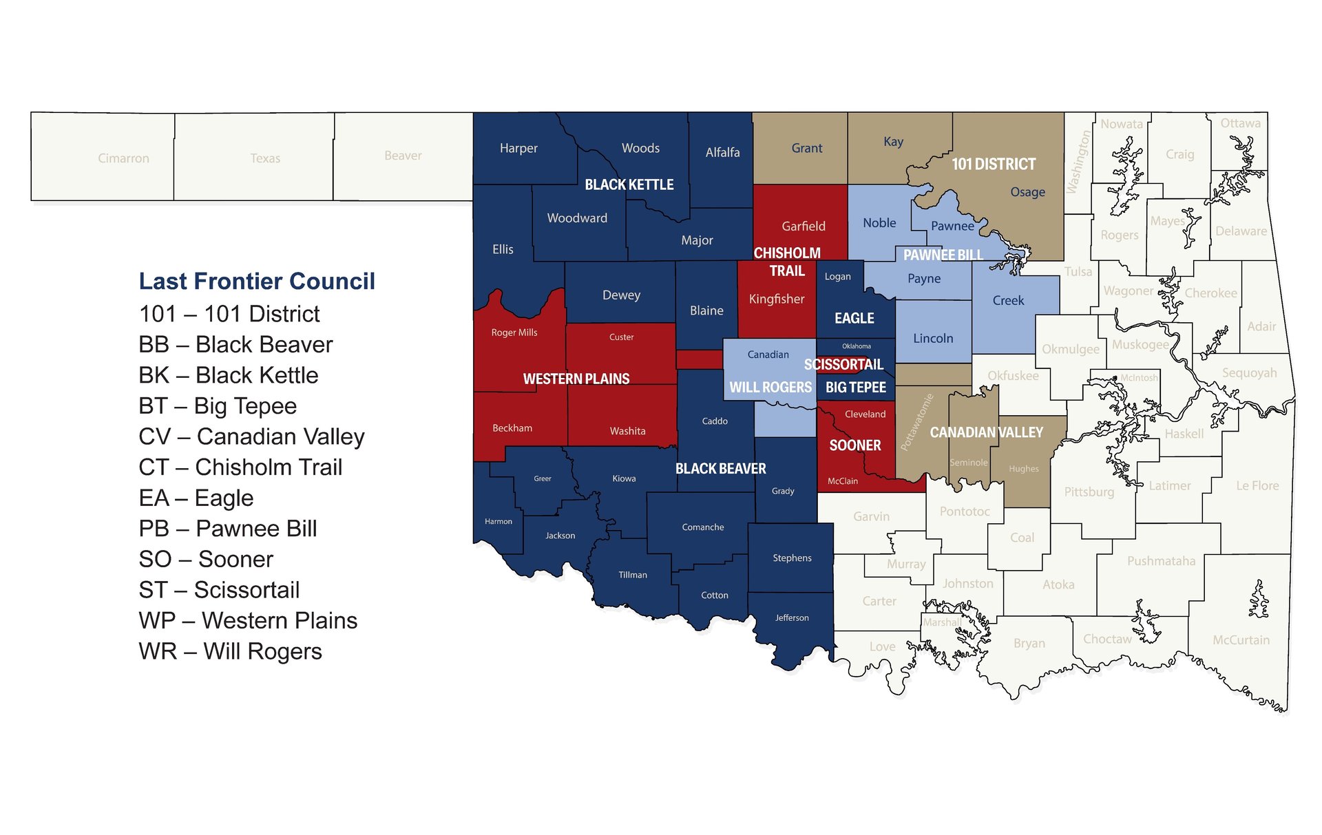 Last Frontier Council District Map
