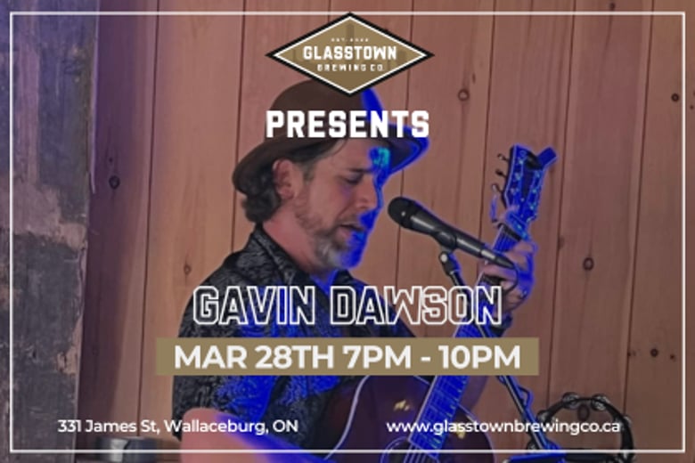 image for Glasstown Brewery Presents Gavin Dawson