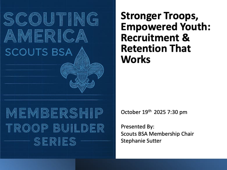 image for Scouts BSA Membership Corner 