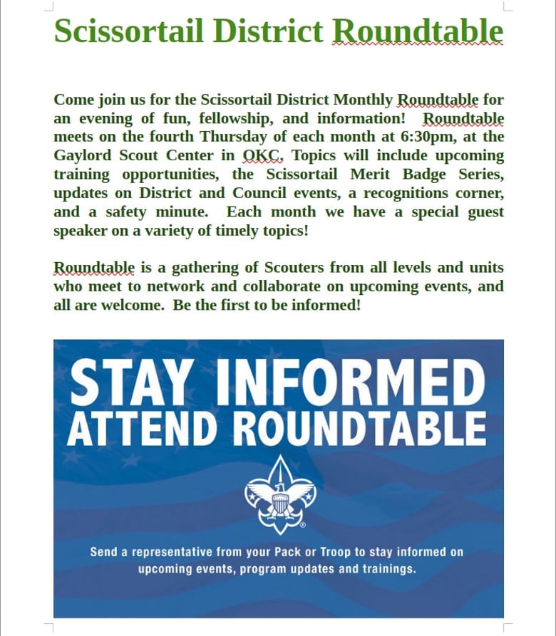 image for Roundtable is Tonight, 6:30pm, 24…
