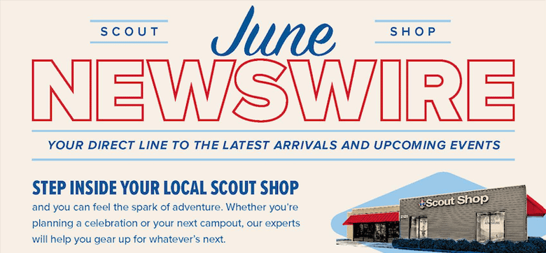 image for June Scout Shop Newswire