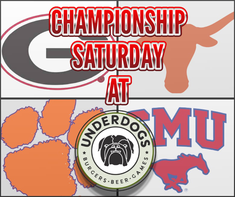 image for Championship Saturday @ Underdogs!