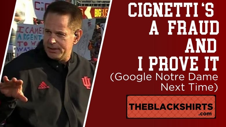 image for Curt Cignetti is a FRAUD and I Prove…