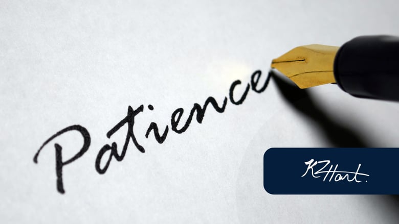 image for Struggling? Patience can make a…