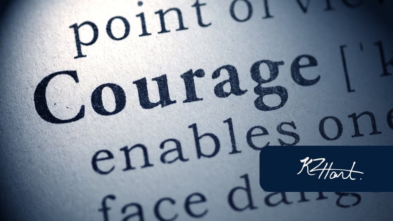 image for Fearful? The idea of courage is most…