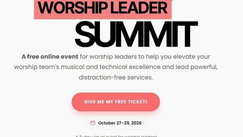 image for Level Up Worship Leader Summit - free…