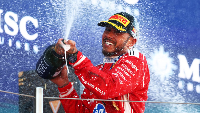 image for First For Ferrari: Hamilton…