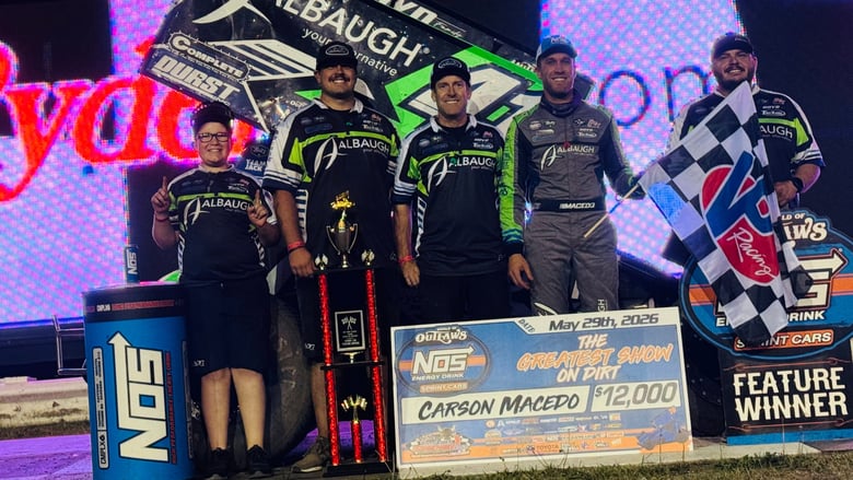 image for Macedo Chases Down Gravel For…